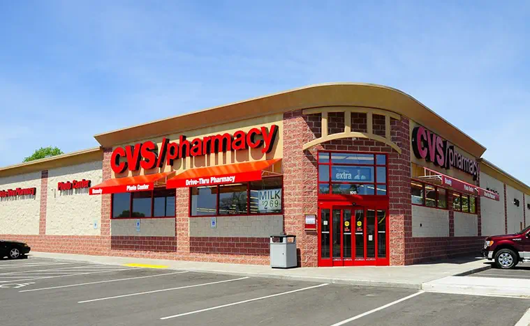 Exterior of a CVS Pharmacy.